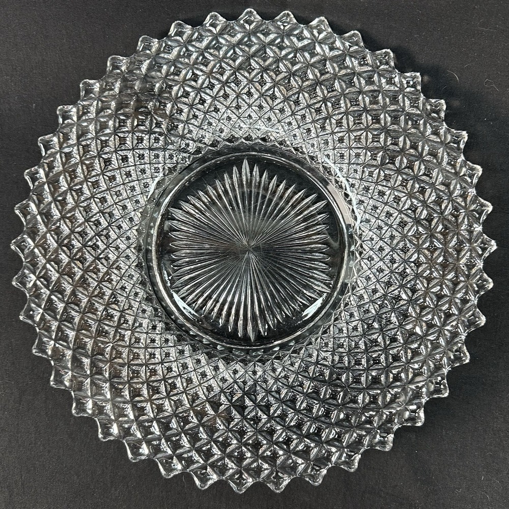 Westmoreland English Hobnail‎ 10 5/8" Clear Dinner Plate, Vintage